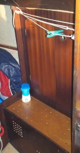 Le compartiment moteur frigo fermé